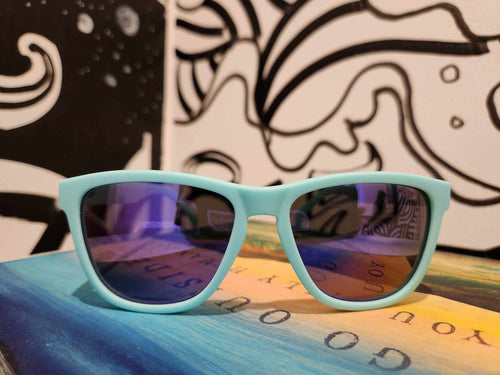 Goodr Sunglasses Original- Electric Dinotopia Carnival