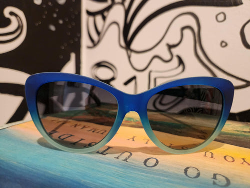 Goodr Sunglasses Cateye- Rhonda's Peacock Palace GG