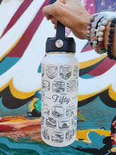Load image into Gallery viewer, Wondery 50 States Bucket List Bottle - 32 oz