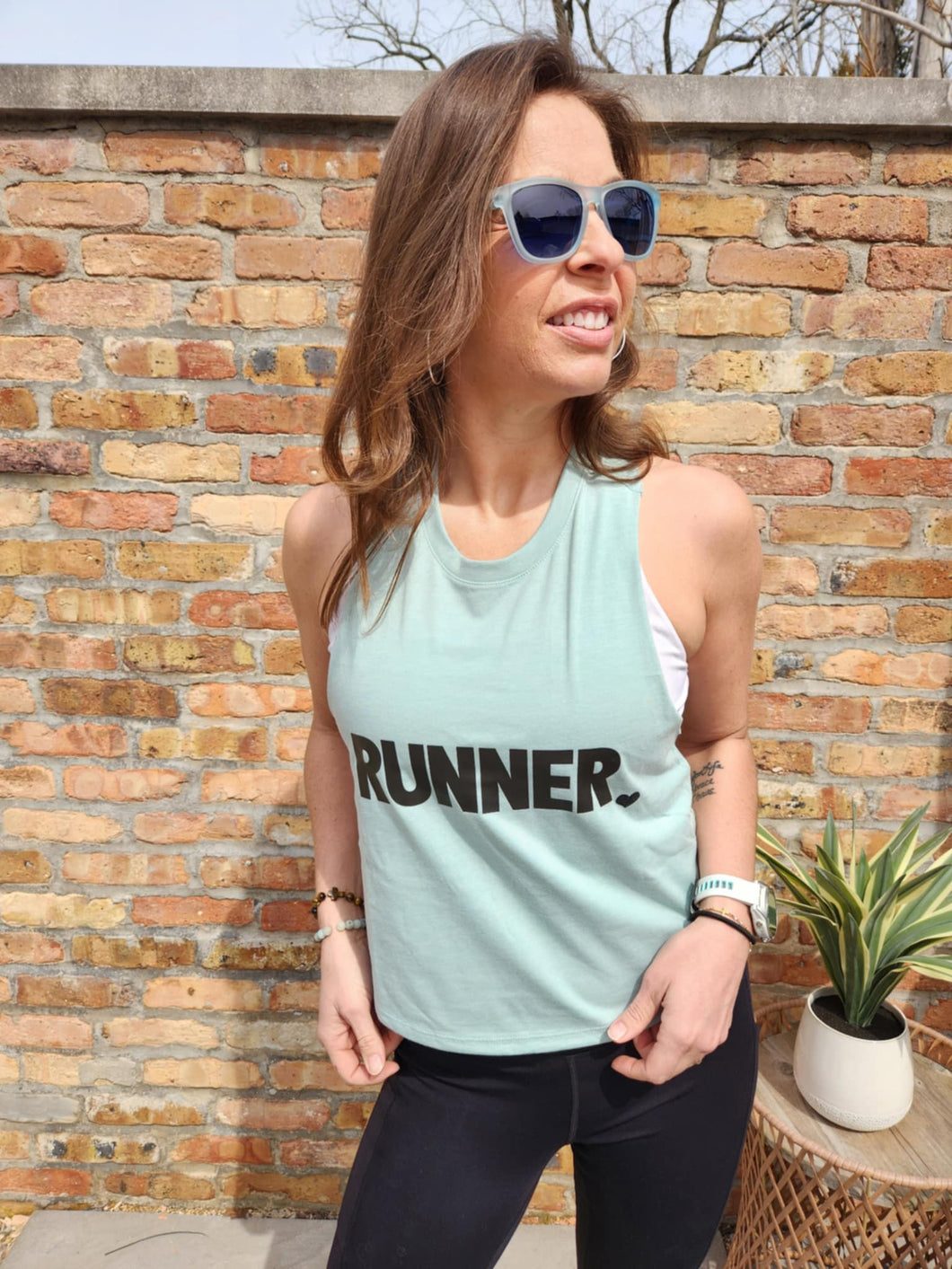 Sarah Marie - Runner Love Racerback Crop Top