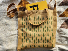 Load image into Gallery viewer, The Montana Scene Pine Tree Tote Bag
