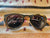 Woodzee Recycled Sunglasses- Rounded Frame Blk/Tan/Rd