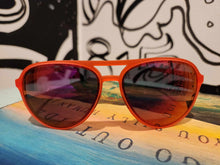 Load image into Gallery viewer, Goodr Aviator Sunglasses- Captain Blunt&#39;s Red Eye