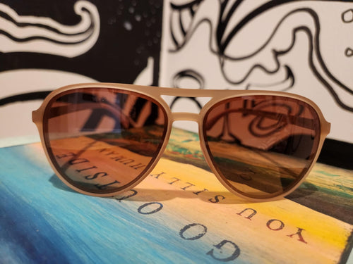 Goodr Aviator Sunglasses- Purple's Midlife Crisis