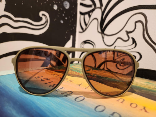 Goodr Aviator Sunglasses- I Come With Baggage